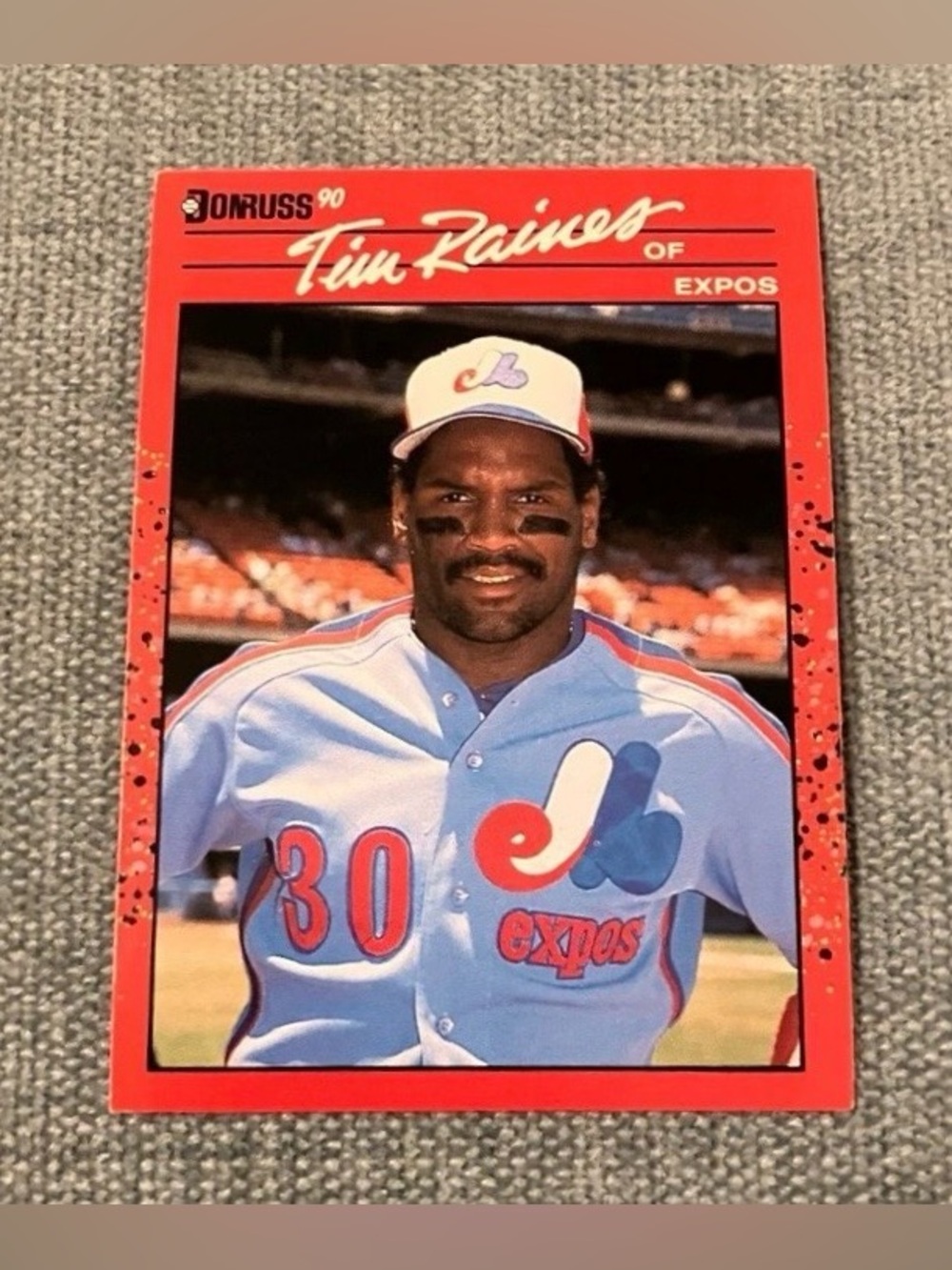 1990 Donruss Montreal Expos Baseball Card Trading Card